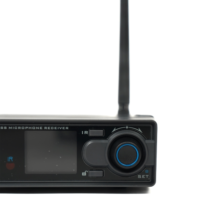 MICROFONO INALAMBRICO BATBLACK UHF 96DB C/2 2 VINCHAS Y 2 SOLAPEROS