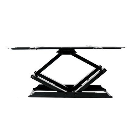 RACK DOBLE BRAZO PARA TV BATBLACK CURVO 37"-80" FULL MOTION HASTA 40KG